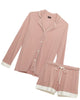 Long-Sleeve Top and Shorts Sleep Set - thumbnail