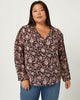Holly Ruffle Sleeve Peasant Top - thumbnail