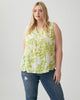 Gwenda Boho Floral Print Sleeveless Top - thumbnail