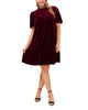 Beatrice Velvet Ruffle Dress - thumbnail