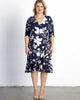 Flirty Flounce Wrap Dress - thumbnail