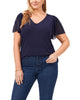 Miranda Flutter Sleeve Top - thumbnail