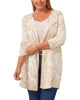 Mila Open Front Swirl Cardigan - thumbnail