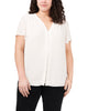 Violet Flutter Sleeve Blouse - thumbnail