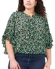 Emilia Ruffle Sleeve Blouse - thumbnail