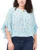 Emilia Ruffle Sleeve Blouse - thumbnail