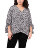 Isla Ruffle Sleeve Tunic - thumbnail