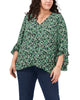 Isla Ruffle Sleeve Tunic - thumbnail