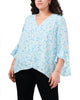 Isla Ruffle Sleeve Tunic - thumbnail