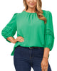 Lillian Pleated Sleeve Blouse - thumbnail