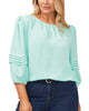 Lillian Pleated Sleeve Blouse - thumbnail