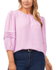 Lillian Pleated Sleeve Blouse - thumbnail