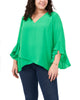 Natalie Flutter Sleeve Tunic - thumbnail