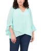 Natalie Flutter Sleeve Tunic - thumbnail
