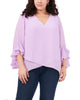 Natalie Flutter Sleeve Tunic - thumbnail