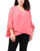Natalie Flutter Sleeve Tunic - thumbnail