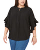 Aubrey Ruffle Sleeve Blouse - thumbnail