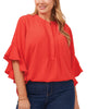 Aubrey Ruffle Sleeve Blouse - thumbnail