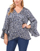 Skylar Flutter Sleeve Tunic - thumbnail
