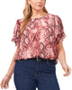 Madelyn Snake Print Blouse - thumbnail