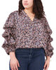 Savannah Bubble Sleeve Blouse - thumbnail