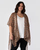 Salehi Printed Chiffon Kimono - thumbnail