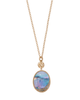 Ivy Abalone Stone Necklace - thumbnail