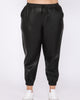 Joanna High Rise PU Jogger - thumbnail