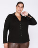 Leighton Knit Polo Top - thumbnail