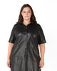 Carla PU Shirtdress - thumbnail