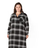 Sydney Plaid Maxi Shirtdress - thumbnail