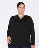 Tessa LS Cowl Neck Top - thumbnail