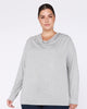 Tessa LS Cowl Neck Top - thumbnail