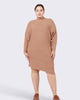 Lizette Asymmetrical Sweater Dress - thumbnail