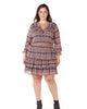Manny Ruffle Trim Tiered Dress - thumbnail