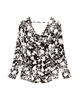 Anisha Long Sleeve Draped Front Top - thumbnail