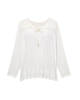 Debbie Crochet Detail Knit Top - thumbnail