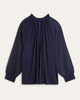Philipa Mock-Neck Keyhole Top - thumbnail