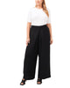 Julia Twill Wide Leg Pants - thumbnail