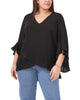Mallory Flutter Sleeve Blouse - thumbnail