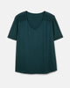 Melissa Short Sleeve Smocked Shoulder Top - thumbnail