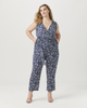 Geraldine Surplice Jumpsuit - thumbnail