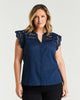 Sallie Broderie Top - thumbnail