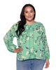 Ruby Floral Long Sleeve Top - thumbnail
