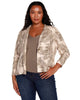 Eliza Palm Print Blazer - thumbnail
