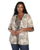 Josie Palm Print Cardigan - thumbnail