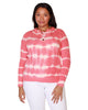 Kayla Tie-Dye Lace-up Sweater - thumbnail