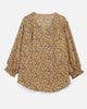 Priscilla Printed Peasant Blouse - thumbnail