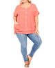 Brianna Button Top - thumbnail