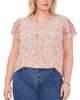 Simone Flutter Sleeve Top - thumbnail